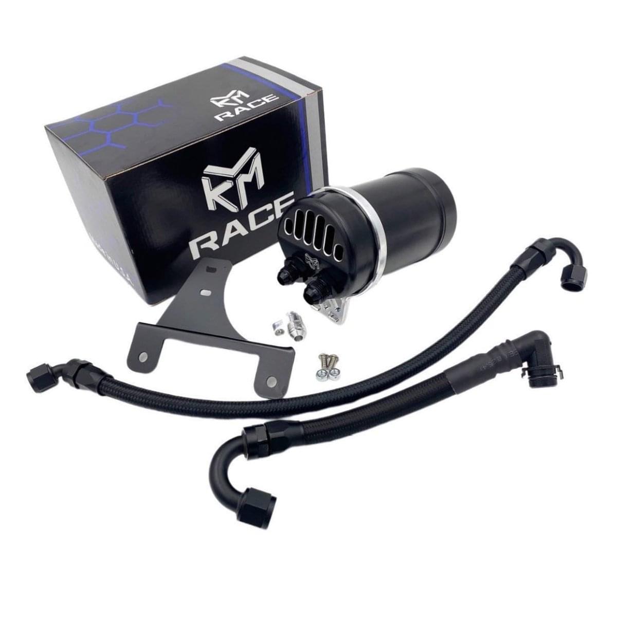 A90/A91 Billet Catch Can Kit w/ Fittings and Bracket.