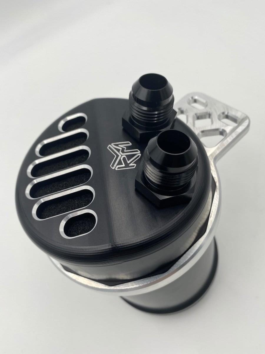 A90/A91 Billet Catch Can Kit w/ Fittings and Bracket