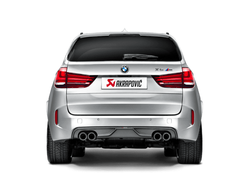 Akrapovic 15-17 BMW X5M (F85) Evolution Line Cat Back (Titanium) w/ Carbon Tips.