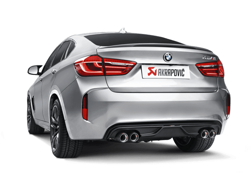Akrapovic 15-17 BMW X5M (F85) Evolution Line Cat Back (Titanium) w/ Carbon Tips.
