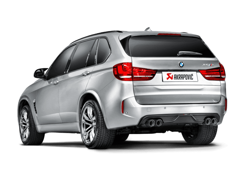 Akrapovic 15-17 BMW X5M (F85) Evolution Line Cat Back (Titanium) w/ Carbon Tips.