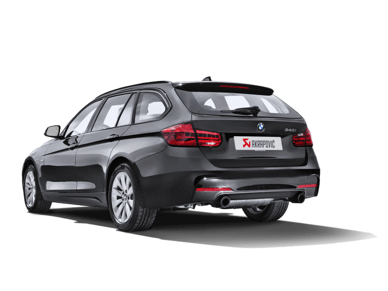 Akrapovic 16-17 BMW 340i (F30 F31) Evolution Line Cat Back (SS) w/ Carbon Tips (Req. Link Pipe).