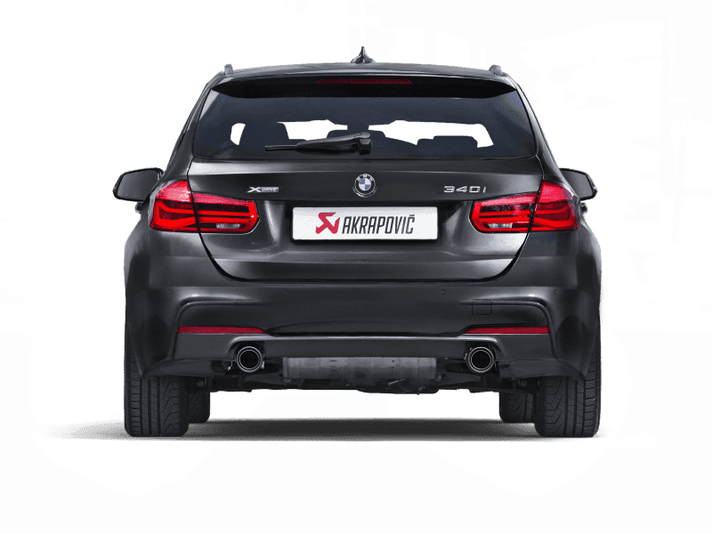 Akrapovic 16-17 BMW 340i (F30 F31) Evolution Line Cat Back (SS) w/ Carbon Tips (Req. Link Pipe).