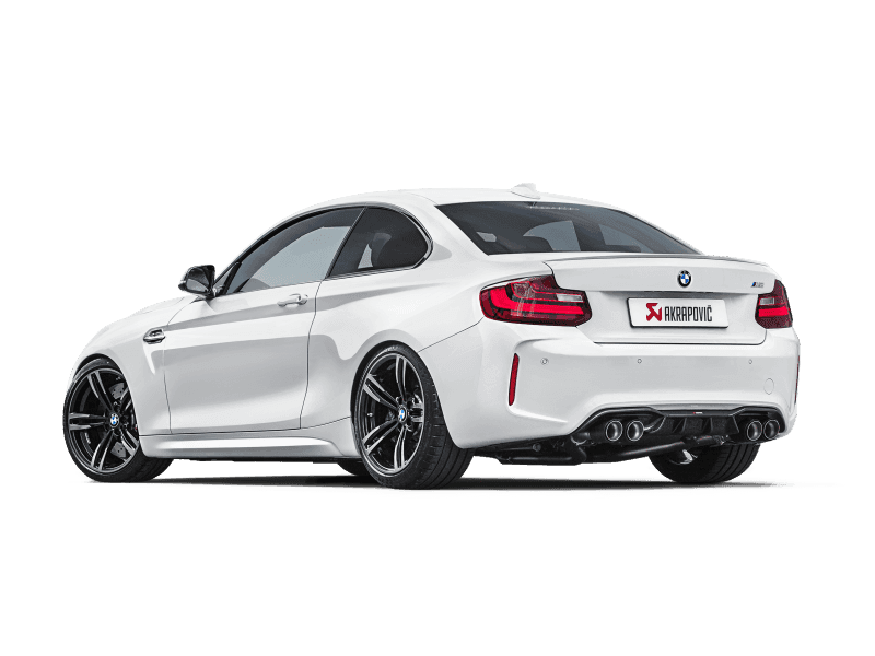 Akrapovic 16-17 BMW M2 F87 (Excl M2 Competition) Evolution Line Cat Back (Titanium) w/Carbon Tips.