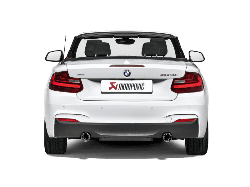 Akrapovic 16-17 BMW M240i (F22 F23) Evolution Line Cat Back (SS) w/ Carbon Tips (Req. Link Pipe).