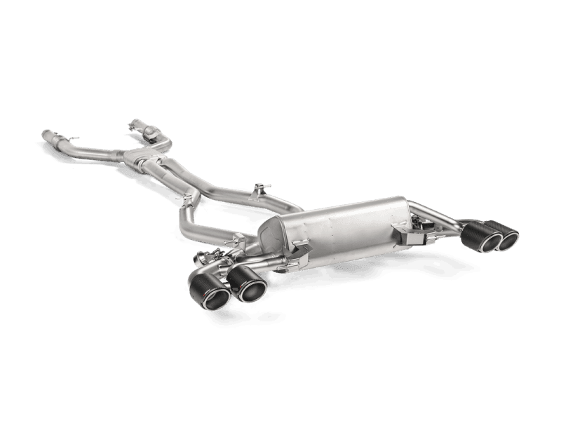 Akrapovic 17-19 Alfa Romeo Giulia Quadrifoglio Evolution Link Pipe Set (Titanium).