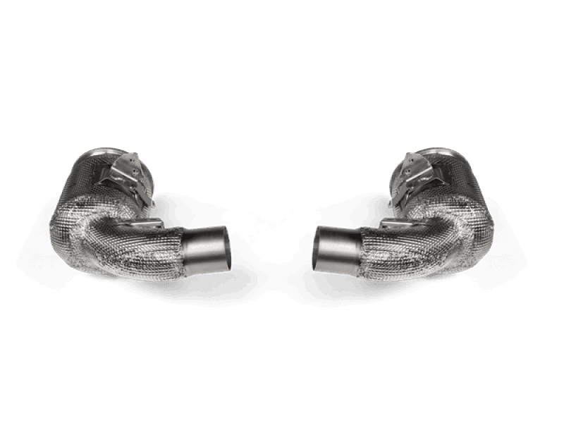 Akrapovic 20-21 Porsche 911 Turbo/Turbo S (992) Link Pipe Set w/Catalytic Converter (SS).