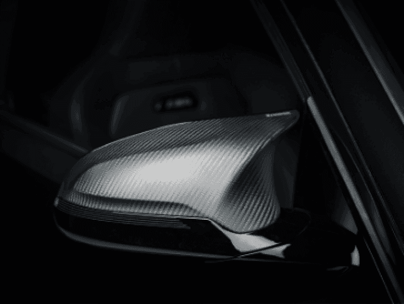 Akrapovic 2014+ BMW M3 (F80) Carbon Fiber Mirror Cap Set - Matte.