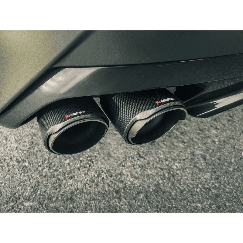 Akrapovic 2019 BMW Z4 M40i (G29) Slip-On Line (Titanium) w/Carbon Fiber Tips.
