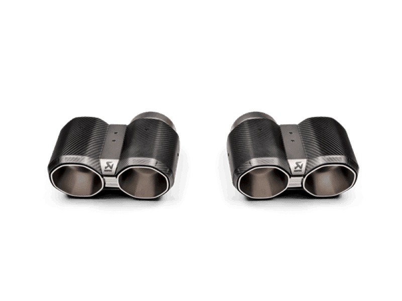 Akrapovic 2021+ BMW M3 (G80)/M4 (G82) Tail Pipe Set (Octagonal Carbon Design).