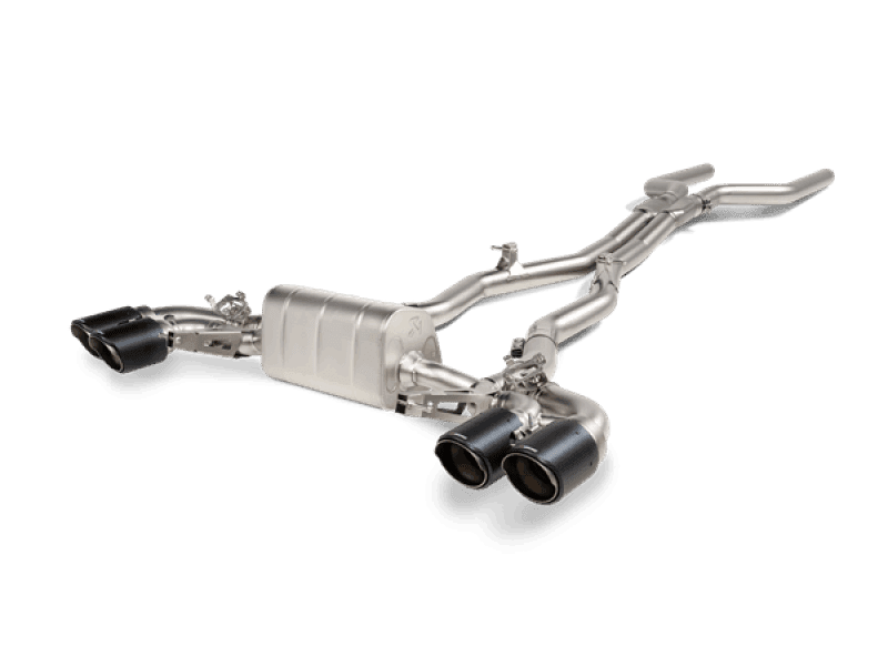 Akrapovic 2021 BMW M8/M8 Competition (F91/F92) Evolution Line Cat Back (Titanium) w/Carbon Tips.