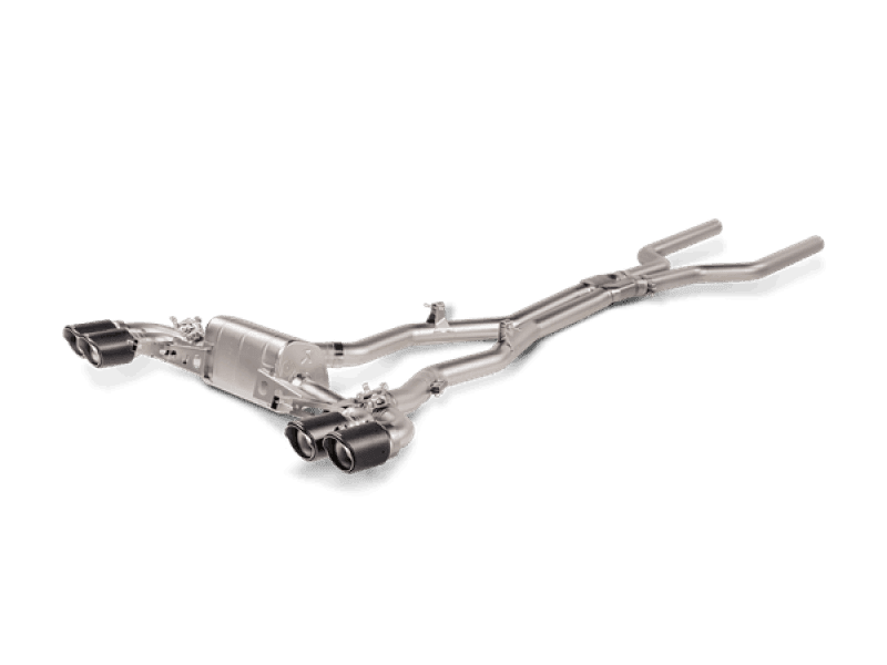 Akrapovic 2021 BMW M8/M8 Competition (F93) Evolution Line Cat Back (Titanium) w/Carbon Tips.