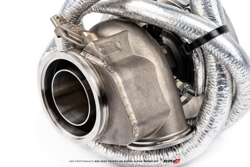 AMS Performance A90 2020 Toyota GR Supra Alpha 6 GTX3076 GEN II Turbo Kit 49 State Legal EPA Catted.
