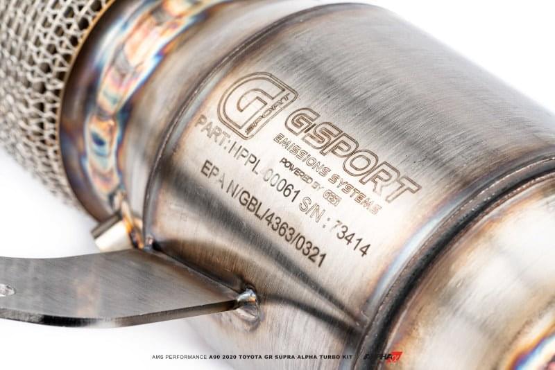 AMS Performance A90 2020 Toyota GR Supra Alpha 6 GTX3076 GEN II Turbo Kit 49 State Legal EPA Catted.