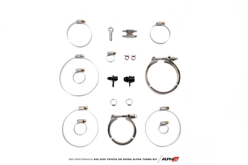AMS Performance A90 2020 Toyota GR Supra Alpha 6 GTX3076 GEN II Turbo Kit 49 State Legal EPA Catted.