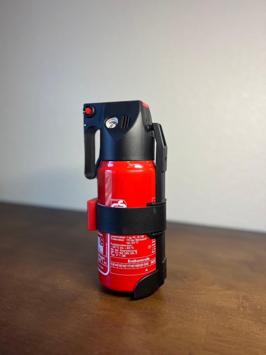 Bare BMW Branded 1 Kg Fire Extinguisher.