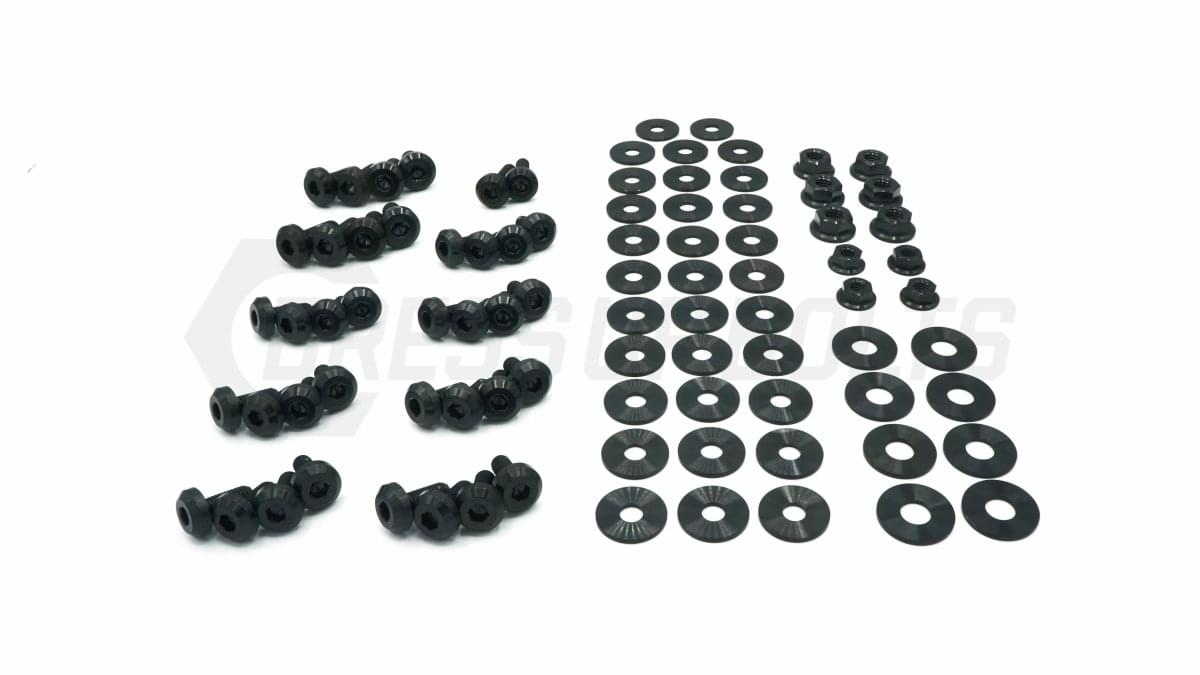 BMW 328i (2006-2013) Titanium Dress Up Bolts Engine Bay Kit.