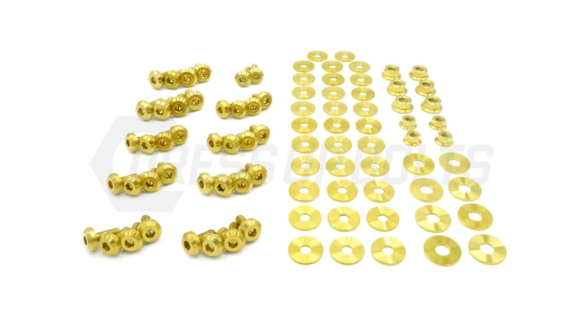 BMW 328i (2006-2013) Titanium Dress Up Bolts Engine Bay Kit.