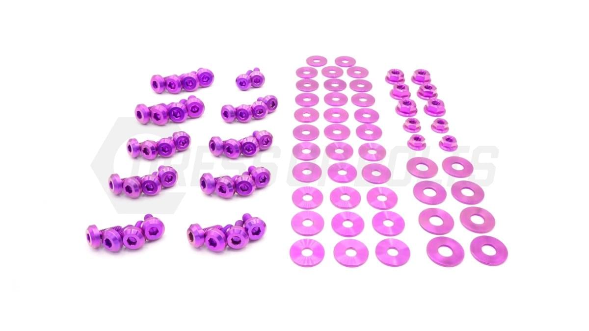 BMW 328i (2006-2013) Titanium Dress Up Bolts Engine Bay Kit.