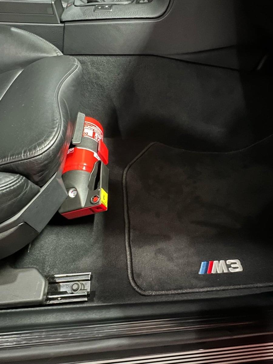 BMW E36 OEM Fire Extinguisher Kit (E36 M and non M).