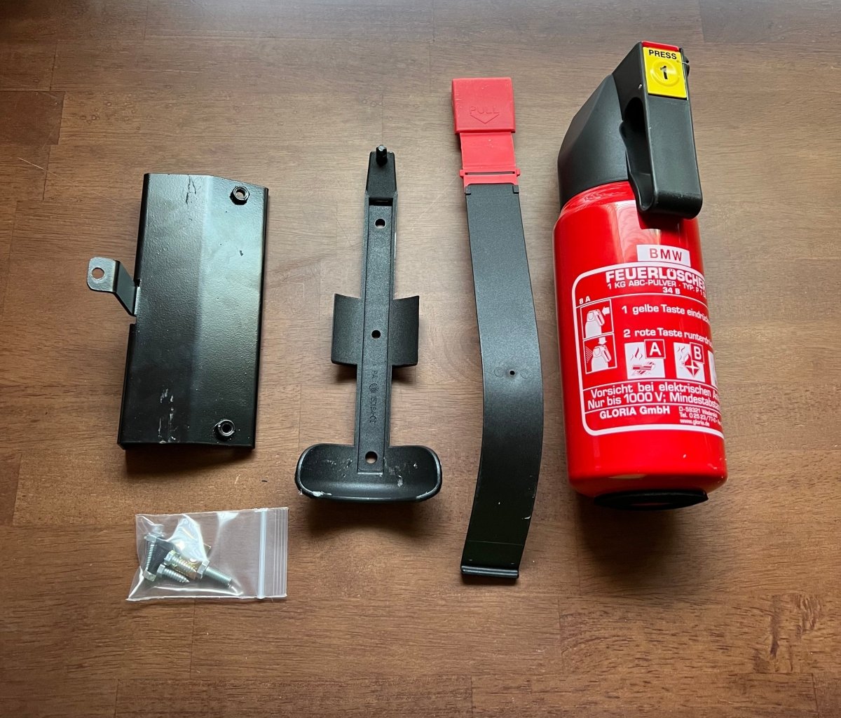 BMW E36 OEM Fire Extinguisher Kit (E36 M and non M) - COLORADO N5X