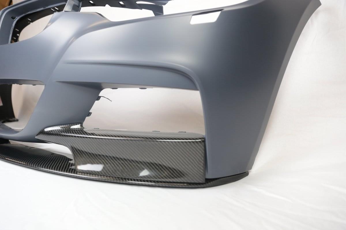 BMW F30 M-P Type 3 Pcs Carbon Front Lip ONLY For M-Tech.