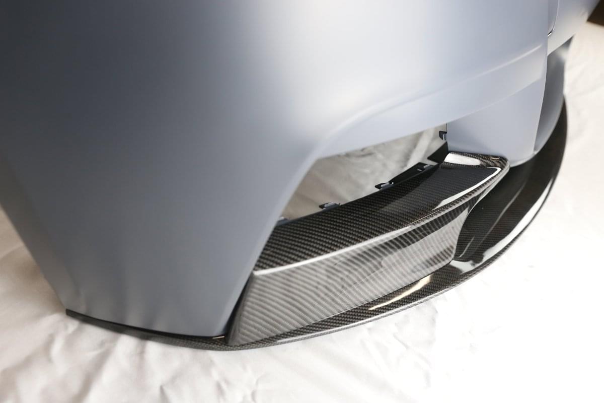BMW F30 M-P Type 3 Pcs Carbon Front Lip ONLY For M-Tech.