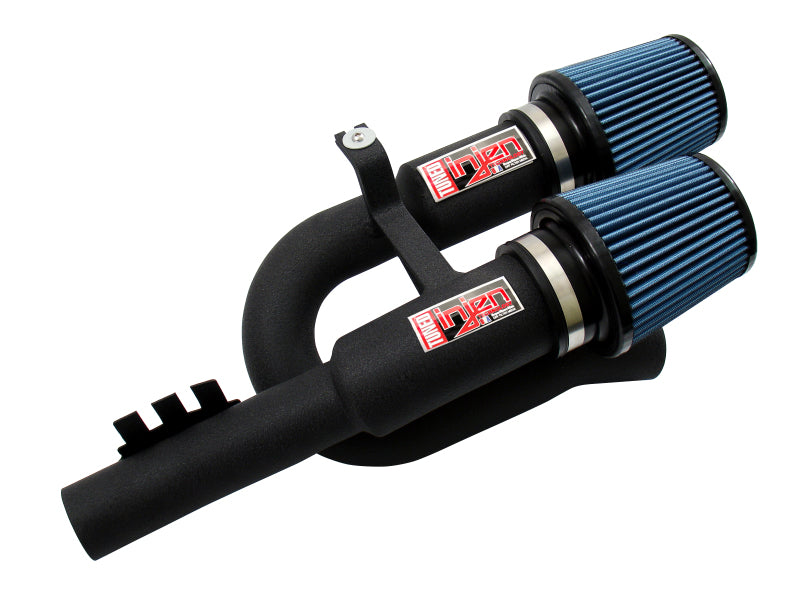 Injen 07-09 335i E92 / 08-09 135i E82 3.0L L6 Twin intake Wrinkle Black Short Ram Intake - COLORADO N5X