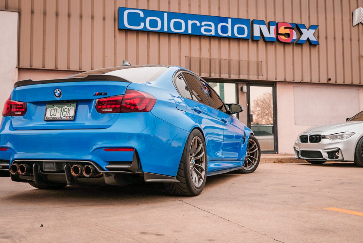 CS STYLE CARBON FIBER TRUNK SPOILER - F30 3-SERIES | F80 M3.
