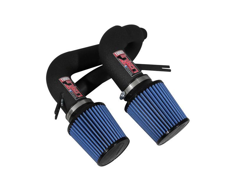 Injen 08-09 535i E60 3.0L L6 Twin intake & AMSOIL Filters Wrinkle Black Short Ram Intake - COLORADO N5X