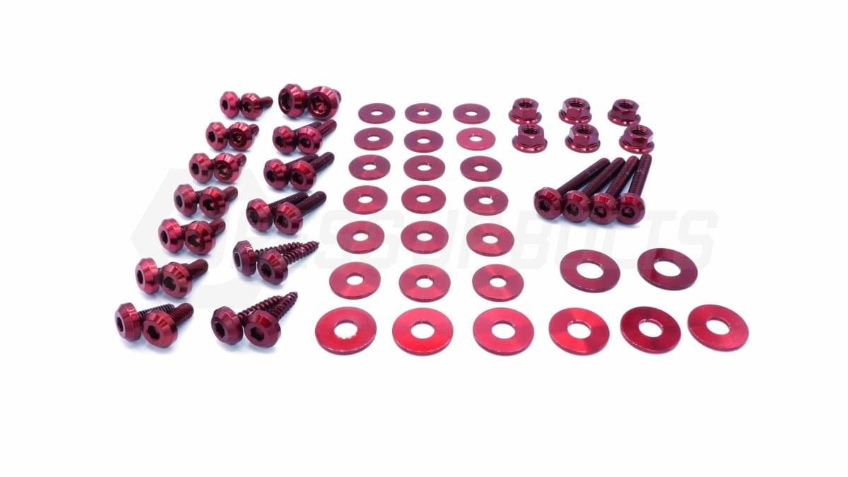 Dress Up Bolts Stage 1 Titanium Hardware Engine Bay Kit - BMW E82 135i (2007-2012).