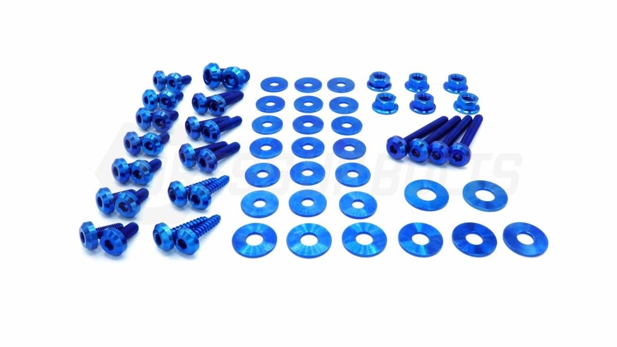 Dress Up Bolts Stage 1 Titanium Hardware Engine Bay Kit - BMW E82 135i (2007-2012).