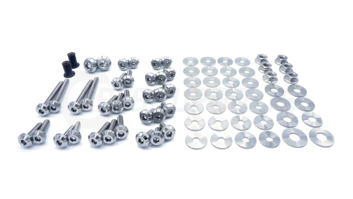 Dress Up Bolts Stage 1 Titanium Hardware Engine Bay Kit - BMW E9X 335i (2007-2013).