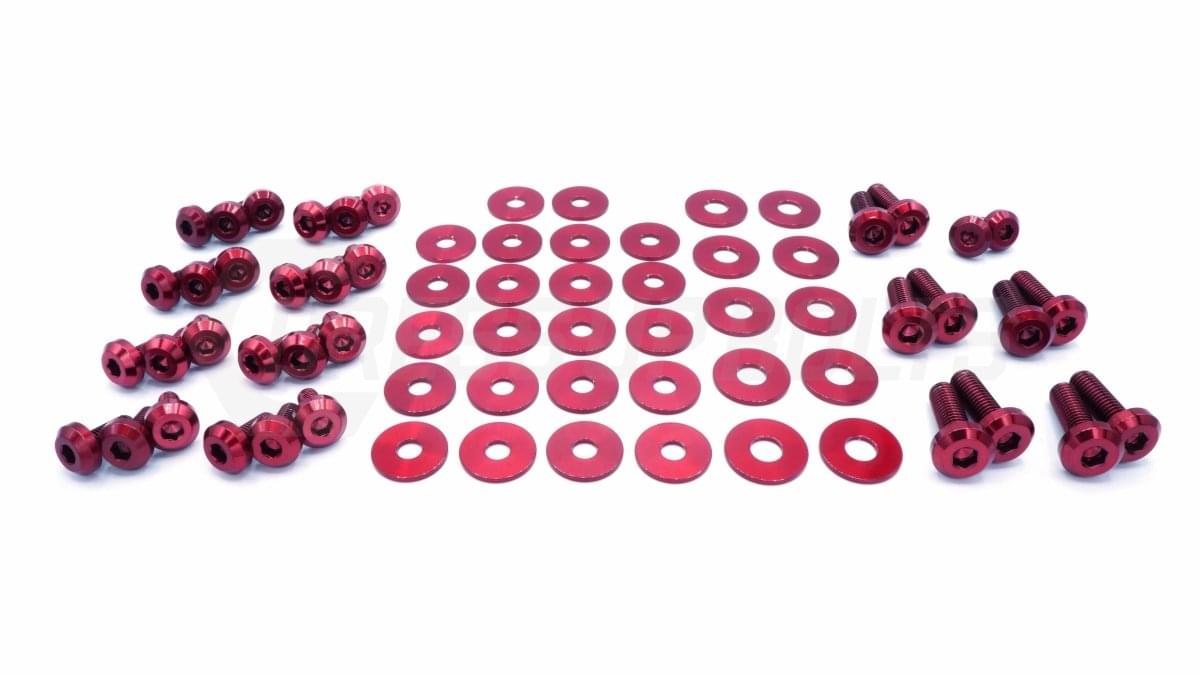 Dress Up Bolts Stage 1 Titanium Hardware Engine Bay Kit - BMW F3X 335i (2012-2015).