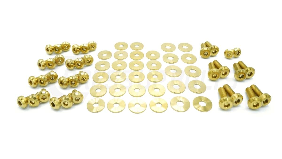 Dress Up Bolts Stage 1 Titanium Hardware Engine Bay Kit - BMW F3X 335i (2012-2015).