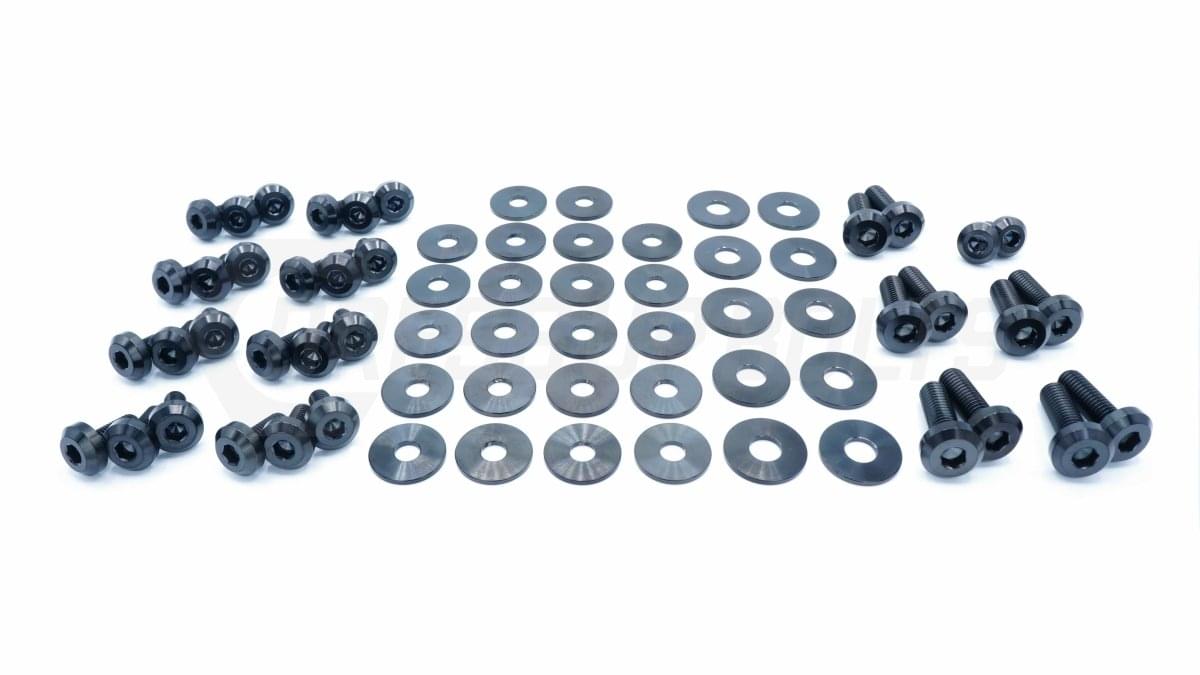 Dress Up Bolts Stage 1 Titanium Hardware Engine Bay Kit - BMW F3X 335i (2012-2015).