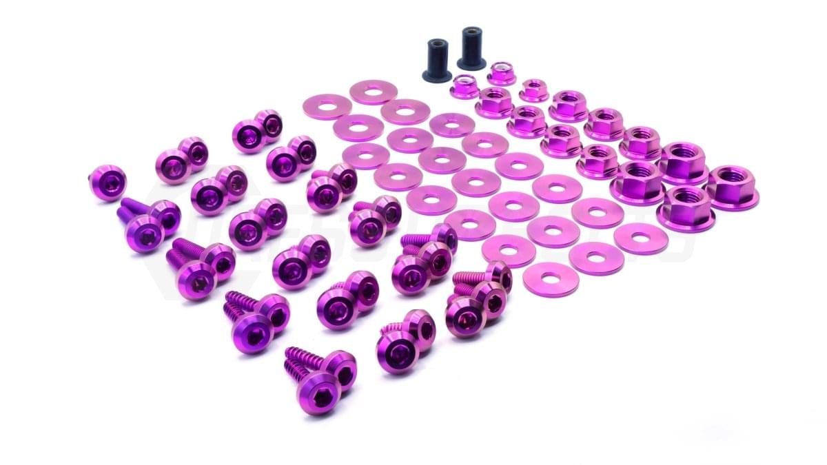 Dress Up Bolts Stage 2 Titanium Hardware Engine Bay Kit - BMW E46 M3 (2000-2006).