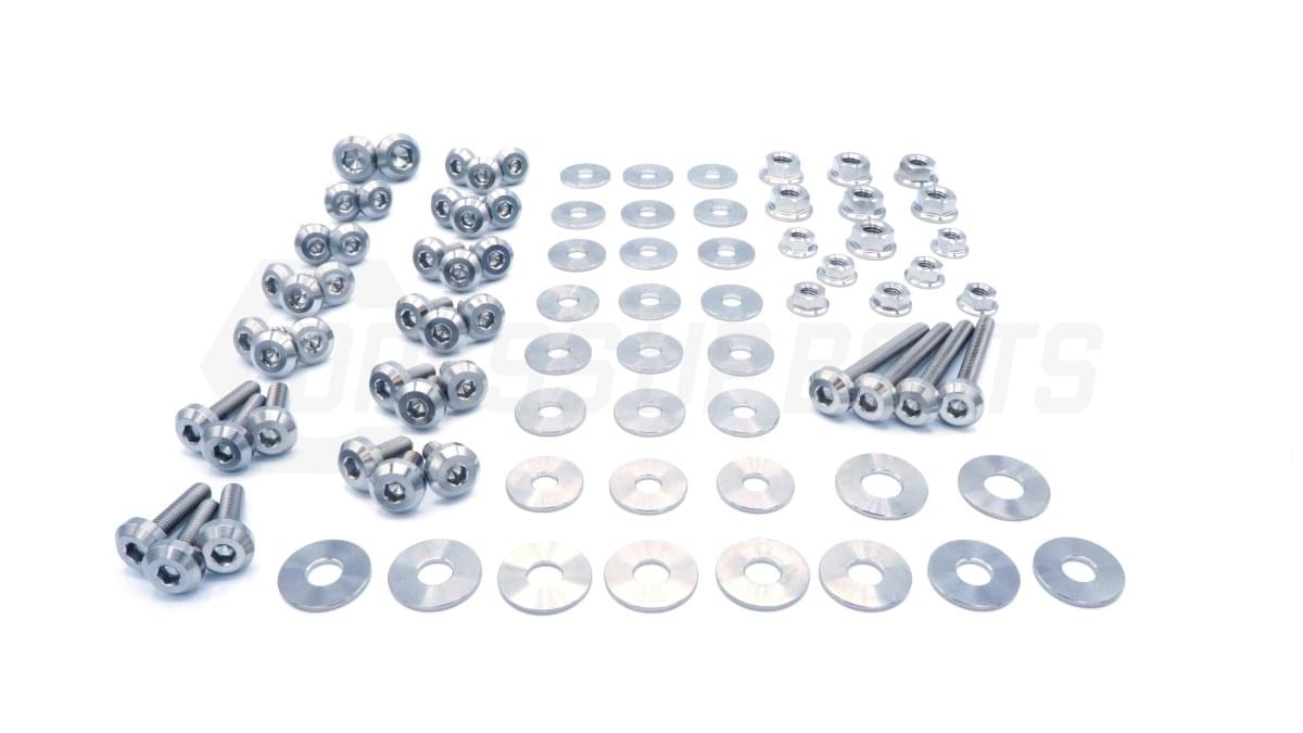 Dress Up Bolts Stage 2 Titanium Hardware Engine Bay Kit - BMW E82 135i (2007-2012).
