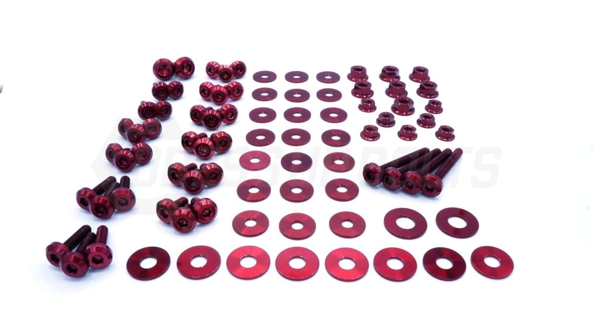 Dress Up Bolts Stage 2 Titanium Hardware Engine Bay Kit - BMW E82 135i (2007-2012).