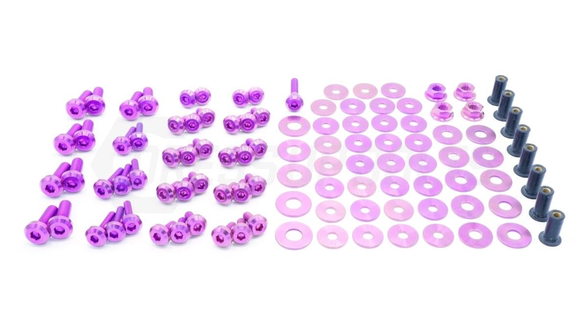 Dress Up Bolts Stage 2 Titanium Hardware Engine Bay Kit - BMW F3X 335i (2012-2015).