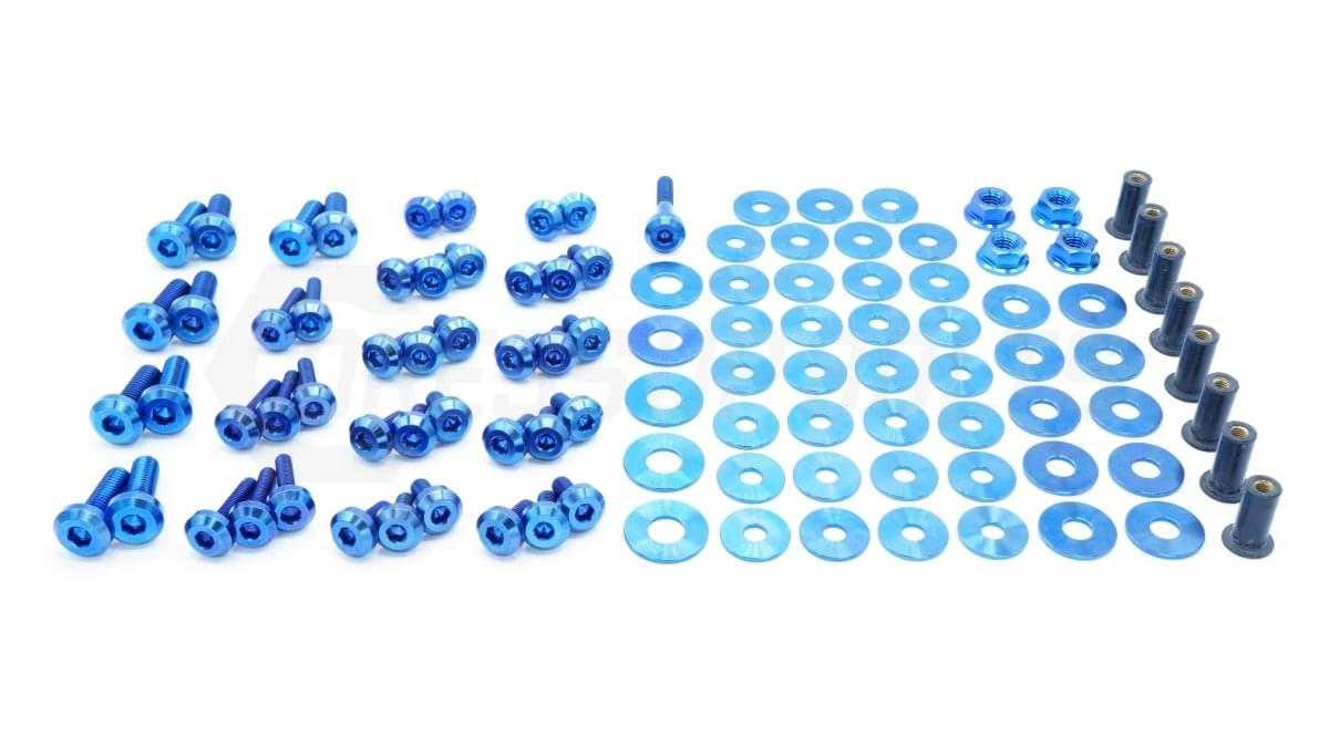 Dress Up Bolts Stage 2 Titanium Hardware Engine Bay Kit - BMW F3X 335i (2012-2015).