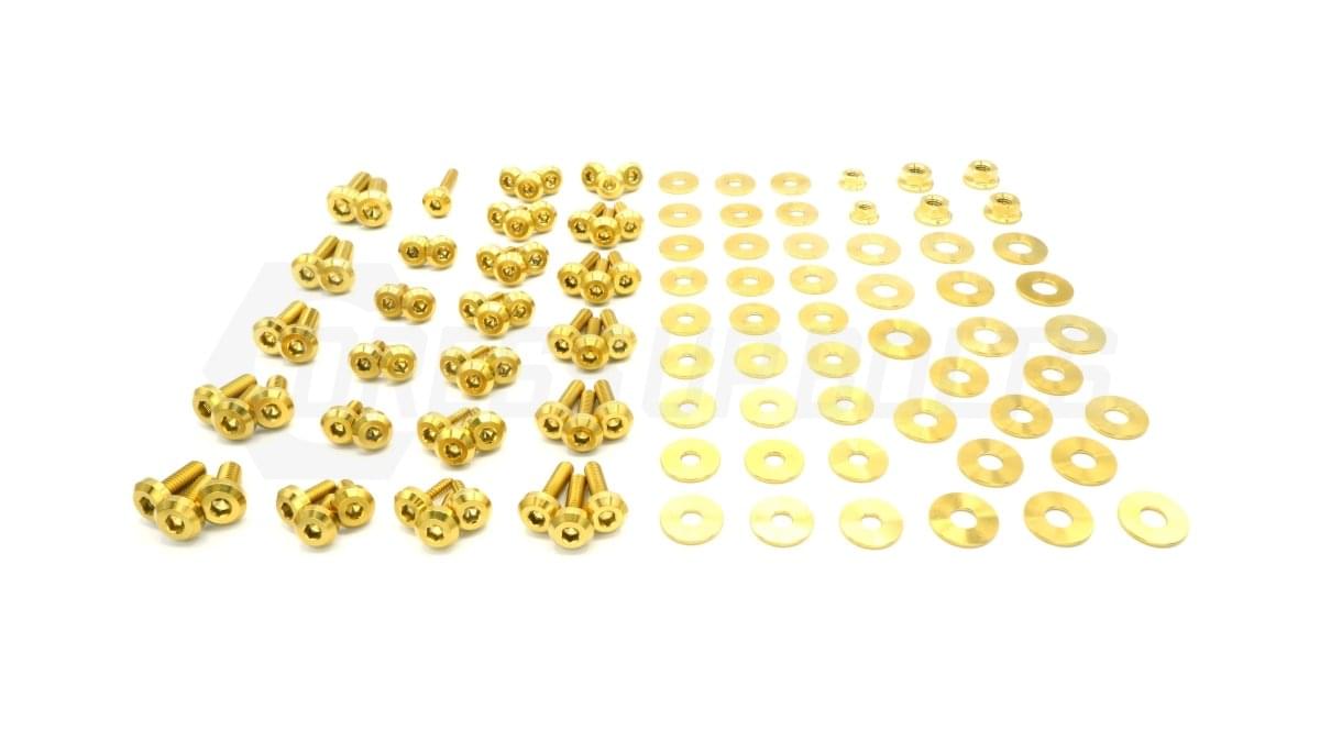 Dress Up Bolts Stage 2 Titanium Hardware Engine Bay Kit - BMW F80 M3 (2014-2018).