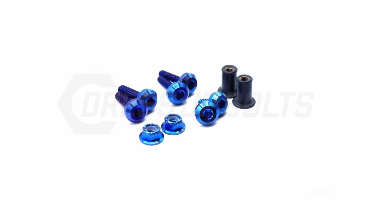 Dress Up Bolts Titanium Hardware Air Intake Scoop Kit - BMW E46 M3 (2000-2006).