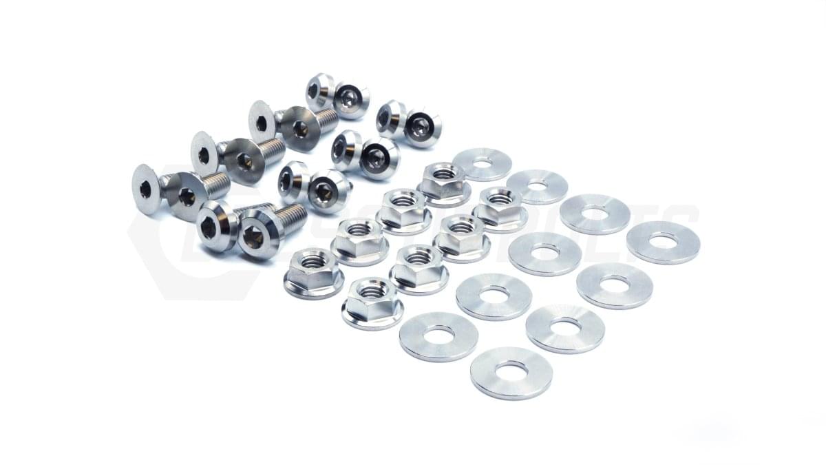 Dress Up Bolts Titanium Hardware Door Kit - BMW E46 M3 (2000-2006).