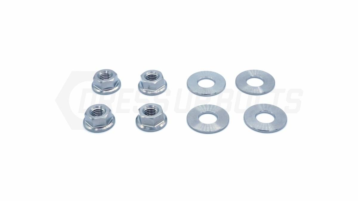 Dress Up Bolts Titanium Hardware Hood Kit - BMW F80 M3 (2014-2018).