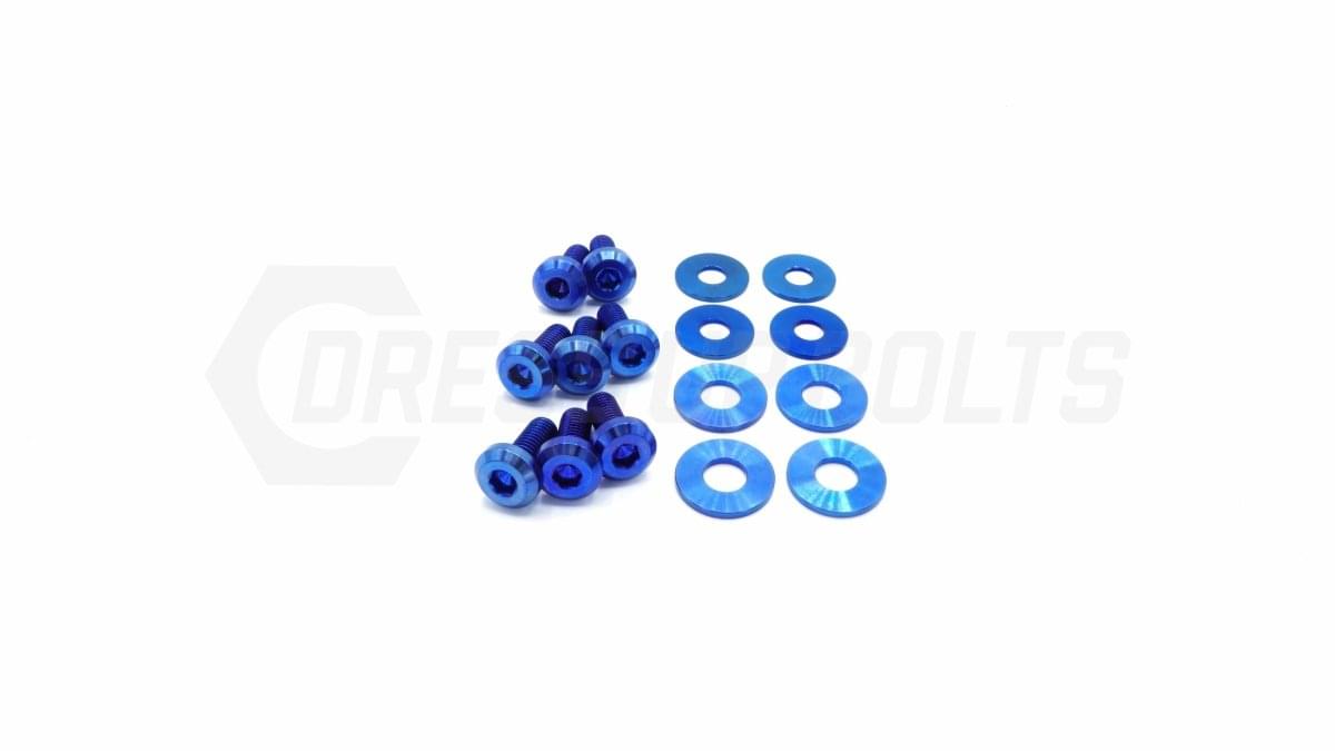 Dress Up Bolts Titanium Hardware Trunk Kit - BMW E9X 335i (2007-2013).