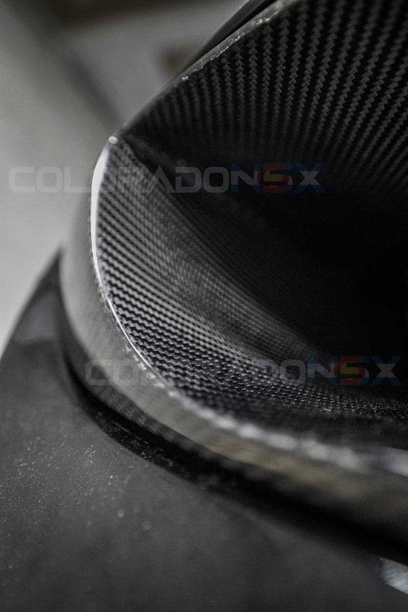 E92 Carbon Headlight Duct Delete.