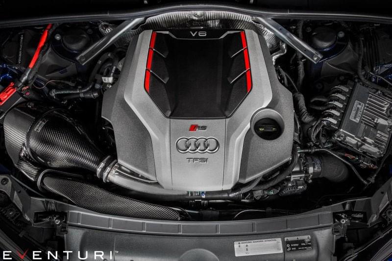 Eventuri Audi B9 RS5/RS4 - Black Carbon Intake w/ Secondary Duct.