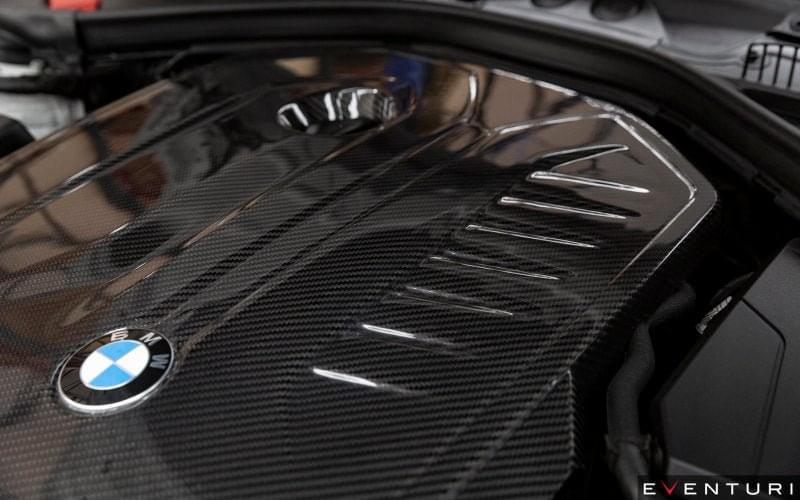 Eventuri BMW F Chassis B58 M140i/M240i/M340i Carbon Engine Cover.