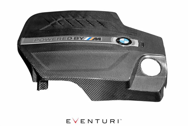 Eventuri BMW F87 M2 - Black Carbon Engine Cover.